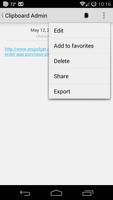 Clipboard Admin - (no ads) capture d'écran 2