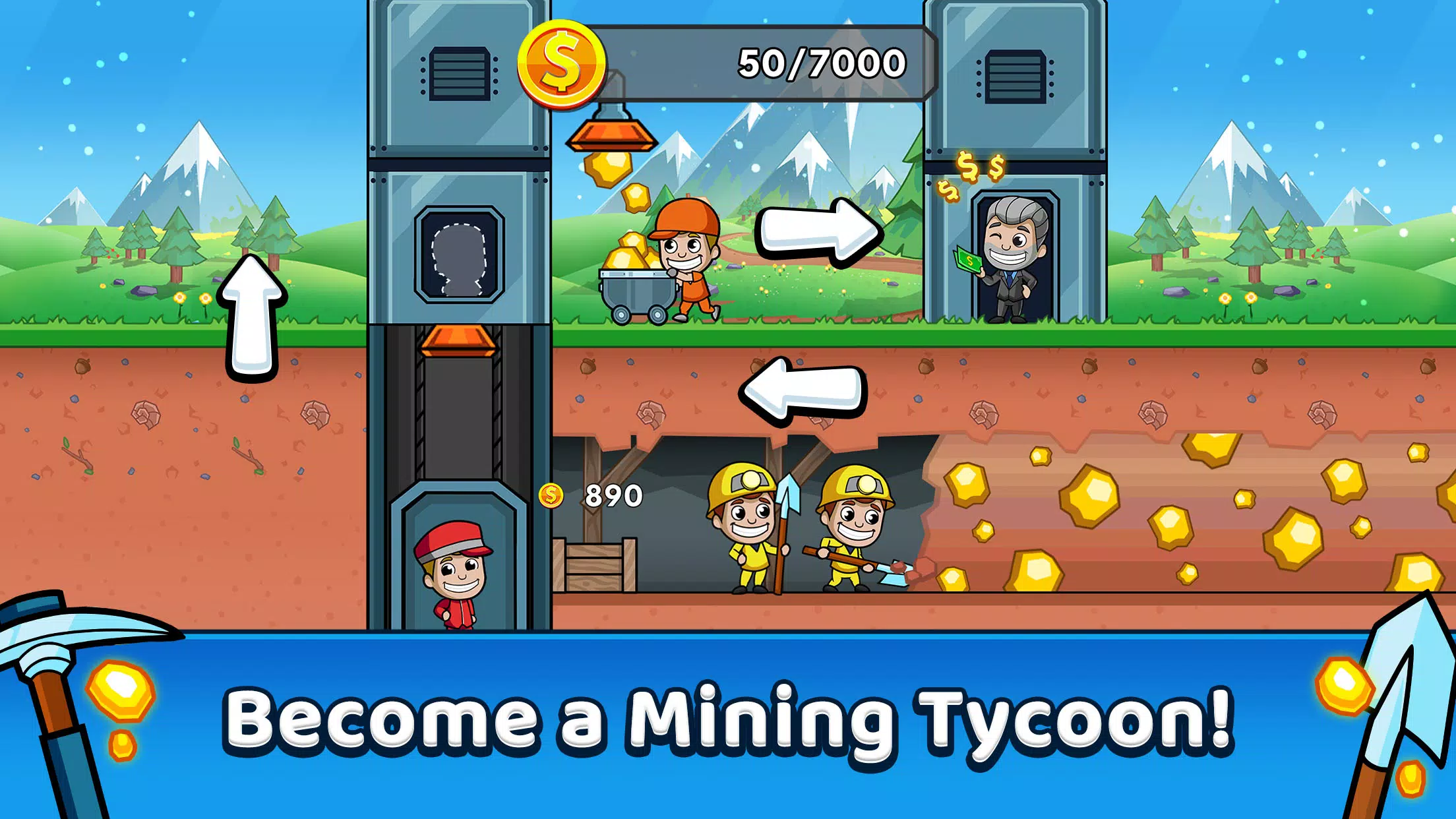 Digger To Riches： Idle mining game Game for Android - Download