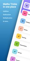 Maths tricks app offline-poster