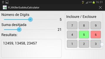 FLXKillerSudokuCalculator Screenshot 2