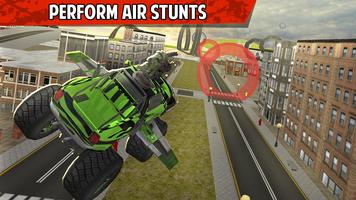 Flying Monster Truck games Plakat