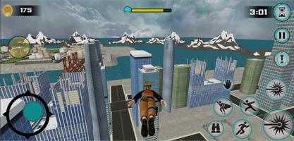 Flying Hero Ninja Storm Ekran Görüntüsü 1