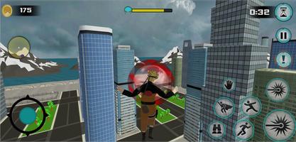 Flying Hero Ninja Storm Ekran Görüntüsü 2