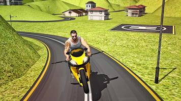 Terbang Moto racer 3d poster