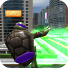 Flying Turtle Rope Hero Fight icône