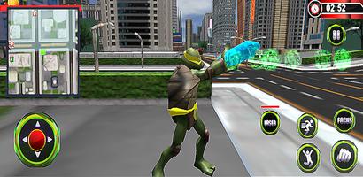 Turtle Hero Rope : Flying War capture d'écran 2