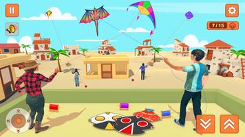 Kite Game Kite Flying Layang ポスター