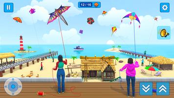 Kite Game Kite Flying Layang captura de pantalla 2