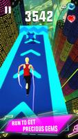 天空跑酷跳線：瘋狂免費跑步遊戲 3D 截圖 1