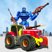 Flying Tractor Robot Transform Games  Robot Games icon