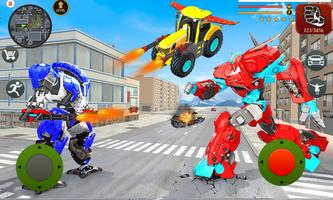 Flying Tractor Robot Transform Games  Robot Games 截图 1