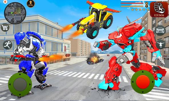 Flying Tractor Robot Transform Games  Robot Games screenshot 1