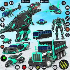 download Dino Robot Car Transform Games APK