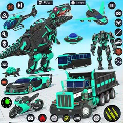 Dino Robot Car Transform Games XAPK download