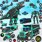 Dino Robot Car Transform Games иконка