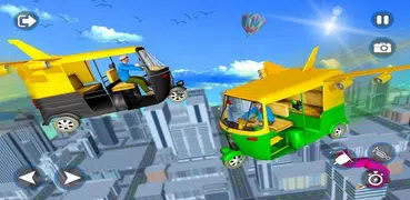 Flying Tuk Tuk Simulator:City Transport Games