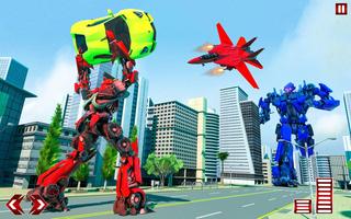 Air Jet Robot Car Transform Bike War 스크린샷 1