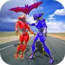 Flying Bat Robot Bike Games 3D APK