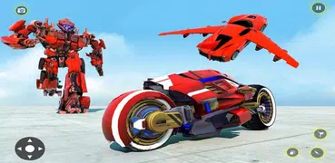 Bike Robot Car Game: Police Robot Transform Games