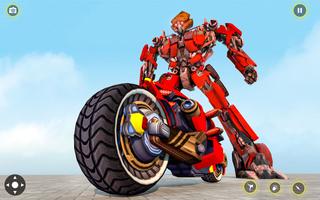 Bike Robot Car Game: Police Robot Transform Games captura de pantalla 3