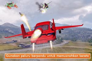 Car Flying Shooting: Car games syot layar 2