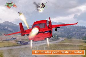 Car Flying Shooting: Car games captura de pantalla 2