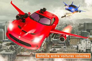 Car Flying Shooting: Car games Affiche