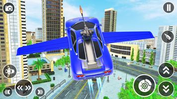 Flying Car Shooting - Car Game poster