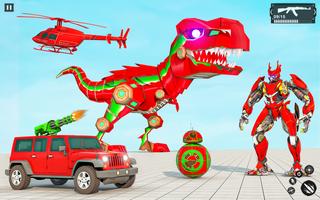 Dino Car Robot Transform Games capture d'écran 2