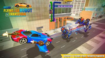 Flying car robot shooting games simulation 2020 screenshot 2