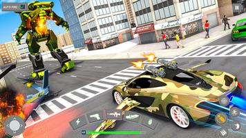 volador coche robot coche game captura de pantalla 3