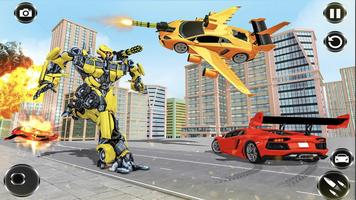 スーパーロボット ゲーム - 飛ぶ車 シューティングゲーム スクリーンショット 3