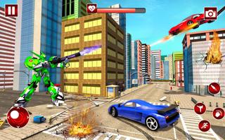 Real Flying Car Transformation Robot Simulator تصوير الشاشة 3