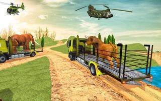 US Army Animal Transporter Truck 2020 स्क्रीनशॉट 1