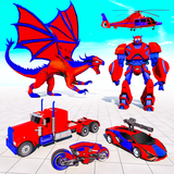 Dino Robot Truck: Dragon Game icono