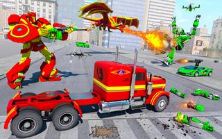 Dino Robot Truck: Dragon Game Screenshot 1