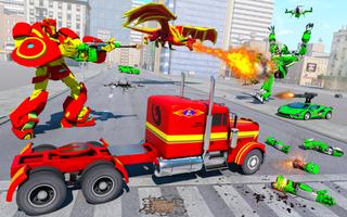 Dino Robot Truck: Dragon Game screenshot 1