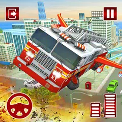 Скачать Flying Fire Fighter Rescue Truck:Rescue Game APK