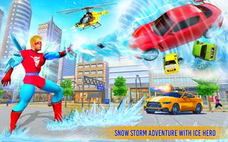 Snow Hero Robot Rescue Ice Man plakat