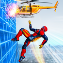 Flying Robot Rope Speed Hero - Rescue Mission APK