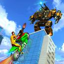 Flying Robot Super Hero Cop 3D aplikacja
