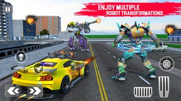 Dino Robort Car Transform Game ảnh chụp màn hình 3