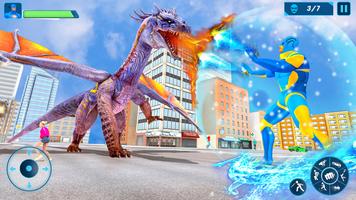 Snow Storm Super Hero Game 3D screenshot 2