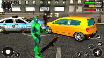 Flying Spider Rope Hero - Crime City Rescue Game โปสเตอร์