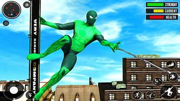 Flying Spider Rope Hero - Crime City Rescue Game screenshot 2