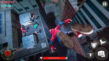 3 Schermata Spider Fighter Hero Man 3d