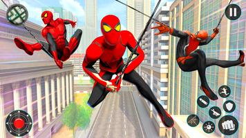 Flying Rope Hero: Spider Games تصوير الشاشة 3