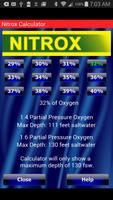 Poster Scuba Nitrox MOD Calculator