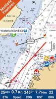 Boating USA GPS Map Navigator постер