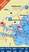 mer Noire gps cartes nautiques Affiche